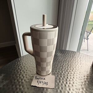 BrüMate 30 oz Tan Checkered Era